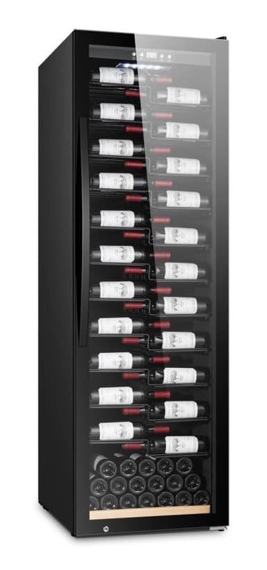 Frittstående vinskap - WineExpert 192 Fullglass Black Label-view