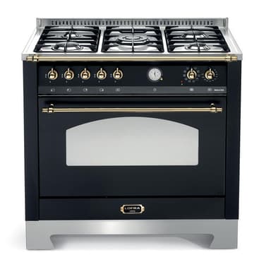 Lofra - Dolce Vita 90 cm (1 ovn) (Svart/Messing) Gass