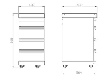 Myoutdoorkitchen - Skuffemodul