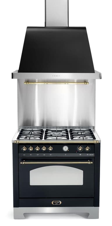 Lofra - Dolce Vita 90 cm (1 ovn) (Svart/Messing) Gass