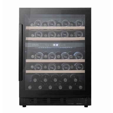 Innbyggbart vinskap - Arctic Collection 60D Fullglass Black