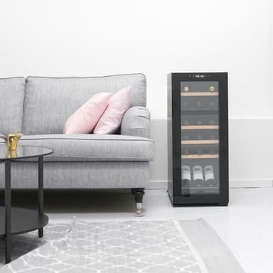 Frittstående vinskap - Northern Collection 18 Black