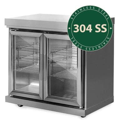 Myoutdoorkitchen - Modul kjøleskap med dobbeldører