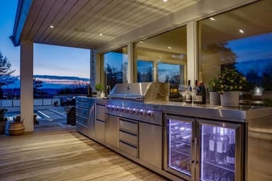 Myoutdoorkitchen - Modul kjøleskap med dobbeldører