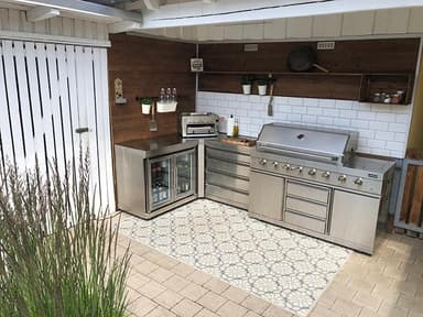 Myoutdoorkitchen - Modul kjøleskap med dobbeldører