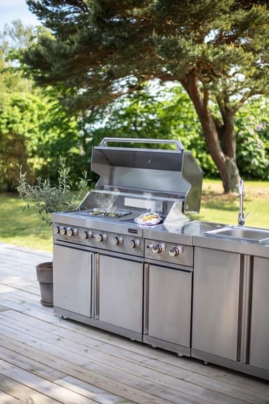 Myoutdoorkitchen - Frittstående gassgrill med 6 brennere og infravarme
