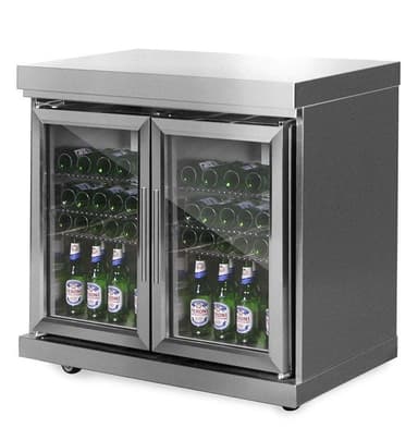 Myoutdoorkitchen - Modul kjøleskap med dobbeldører