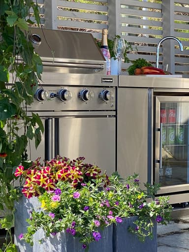 Myoutdoorkitchen - Frittstående gassgrill med 6 brennere og infravarme