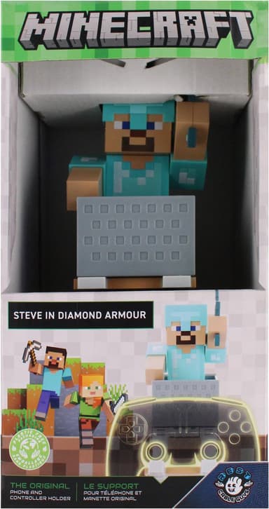 Cable Guys Minecraft telefonstativ (Steve)