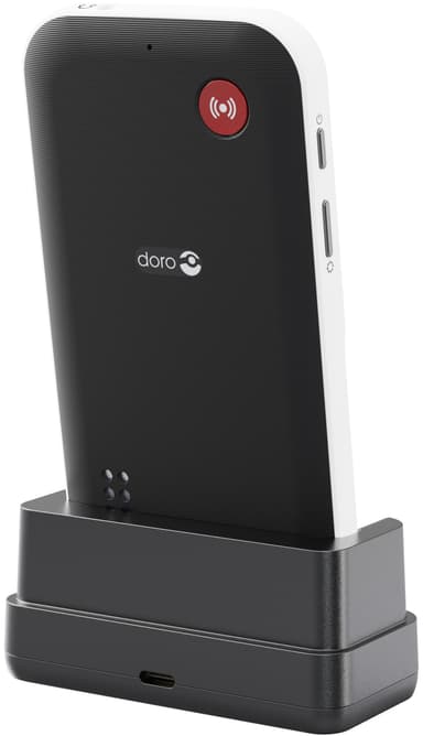 Doro Leva X10 mobiltelefon (hvit/sort)