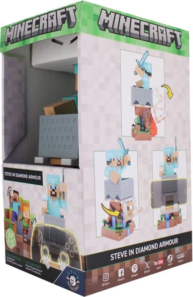 Cable Guys Minecraft telefonstativ (Steve)