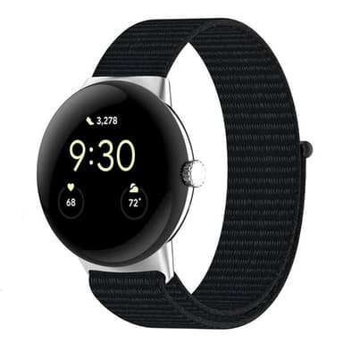 Nylonarmbånd for Google Pixel Watch 1/2 - Svart