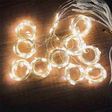 Lyslenke gardin LED 3x3m - Varmhvit