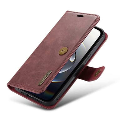 Mobil lommebok DG-Ming 2i1 iPhone 16e - Rød