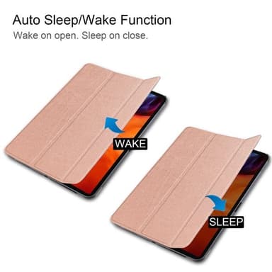 Etui med stativ for iPad Air 13 2024 / Pro 12,9"" 2022 - RoseGold