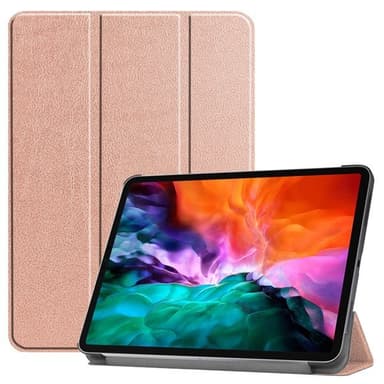 Etui med stativ for iPad Air 13 2024 / Pro 12,9"" 2022 - RoseGold