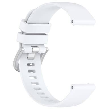Silikonarmbånd 22 mm for Huawei Watch GT 4 46 mm - Hvit