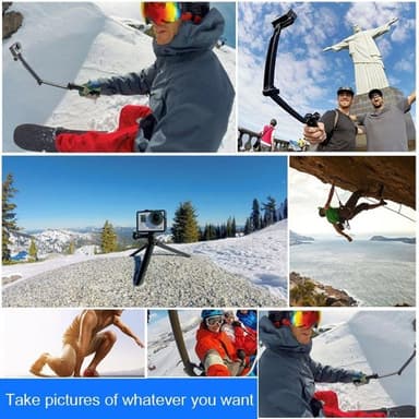 3-veis Selfie Stick GoPro HERO