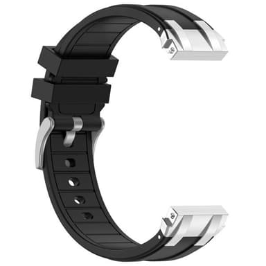 Silikonarmbånd til Amazfit Watch Bip 5 22mm - Svart