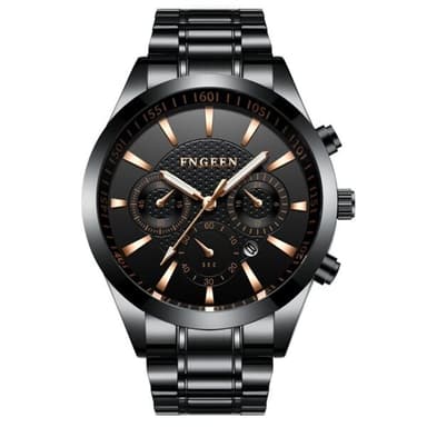 FNGEEN Armbåndsur Steel Svart/Svart