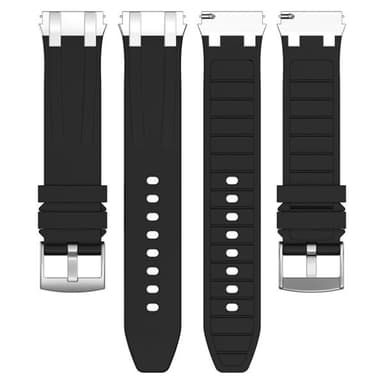 Silikonarmbånd til Amazfit Watch Bip 5 22mm - Svart