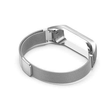 Milanese Loop-armbånd til Samsung Galaxy Fit 2 - Sølv