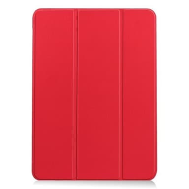 Kunstlærveske med stativ for iPad Air 13 (2024) - Rød
