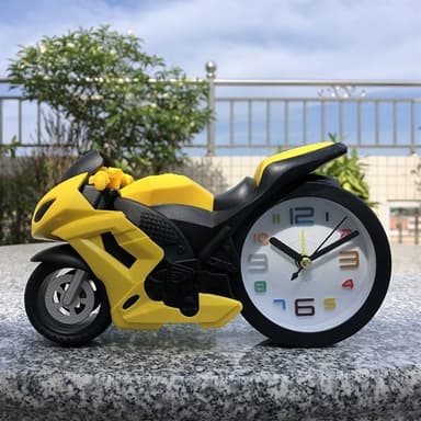 Analog vekkerklokke - motorsykkel