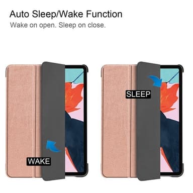 Etui med stativ for iPad Air 11 2024/2022/2020 - RoseGold