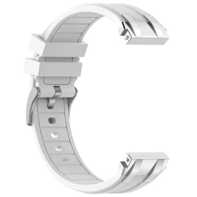 Silikonarmbånd til Amazfit Watch Bip 5 22mm - Hvit