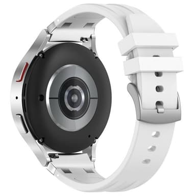 Silikonarmbånd til Amazfit Watch Bip 5 22mm - Hvit