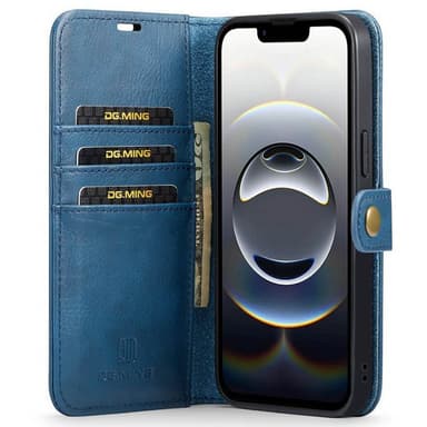 Mobil lommebok DG-Ming 2i1 iPhone 16e - Blå