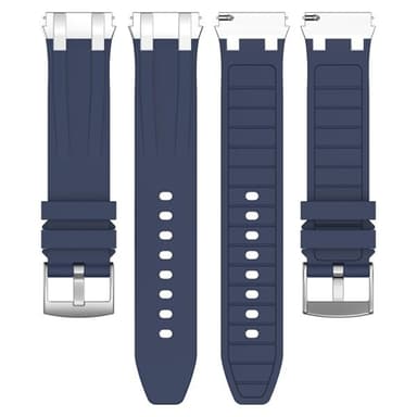 Silikonarmbånd til Amazfit Watch Bip 5 22mm - Blå