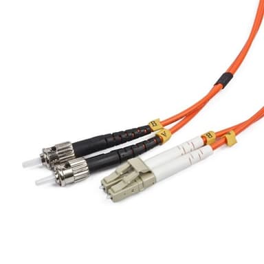 Fiberoptisk Kabel Duplex LC til ST 1m