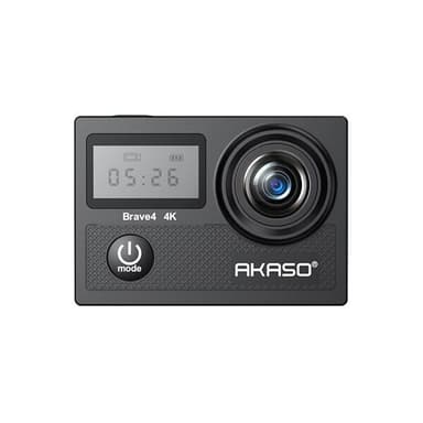 Akaso Brave 4 Actionkamera – 4K-video, 20 MP og Bildestabilisering