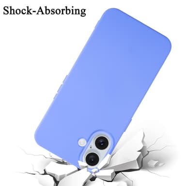 iPhone 16 silikondeksel Case Cover(Lilla)
