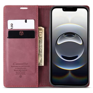 CaseMe mobildeksel 013 iPhone 16e - Burgunder