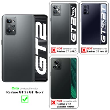 Deksel Realme GT / GT Neo 2T / Q3 PRO Ring Case (grønn)