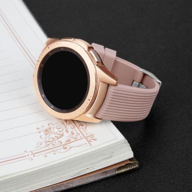 Klokkerem til Samsung Galaxy Watch 42 mm i  silikon (S) Kaki