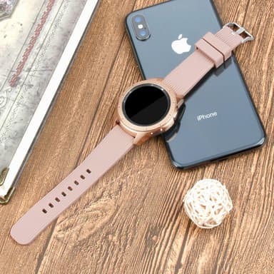 Klokkerem til Samsung Galaxy Watch 42 mm i  silikon (S) Kaki