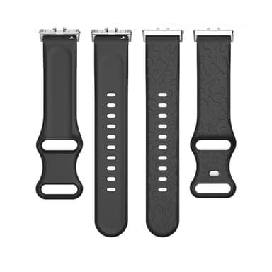 Silikonarmbånd til Samsung Galaxy Fit3 Sort