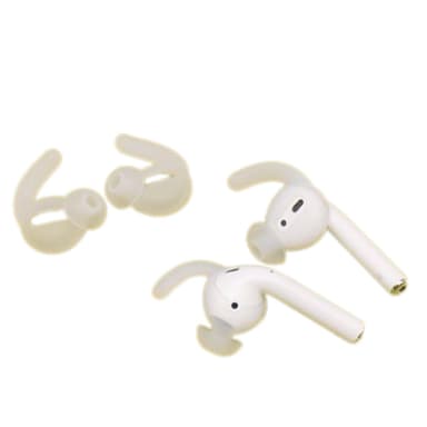 Ørekroker ørepropper for bedre feste av AirPods/AirPods 2 Gjennomsiktig
