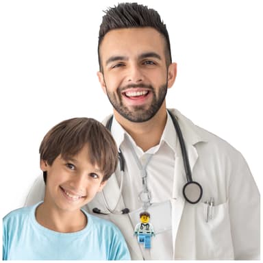 LEGO LED-nøkkelring (doctor)