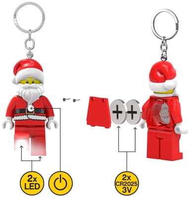 LEGO LED-nøkkelring (Santa Claus)