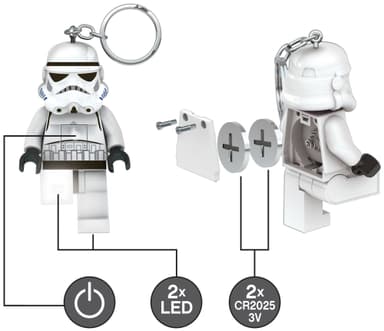 LEGO LED-nøkkelring (Storm Trooper)
