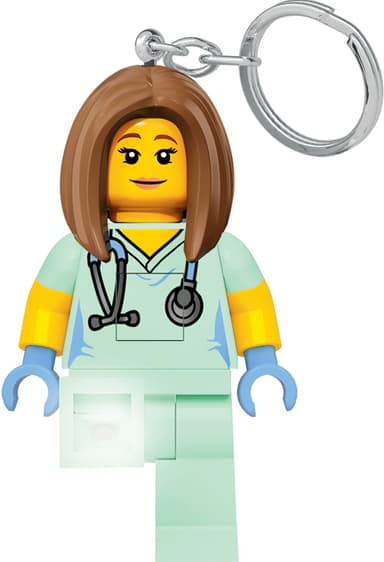 LEGO LED-nøkkelring (sykepleier)