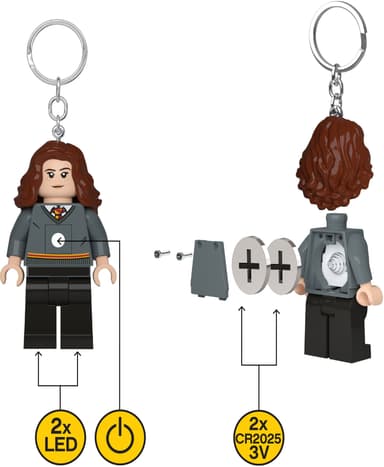 LEGO LED-nøkkelring (Hermione Granger)
