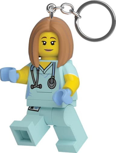 LEGO LED-nøkkelring (sykepleier)