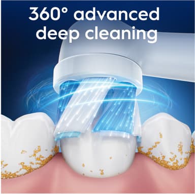 Oral-B iO Ultimate Clean ekstra tannbørstehoder 778435 8 stk. (hvit)