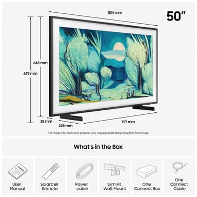 Samsung 50” The Frame 4K QLED Smart-TV (2025)